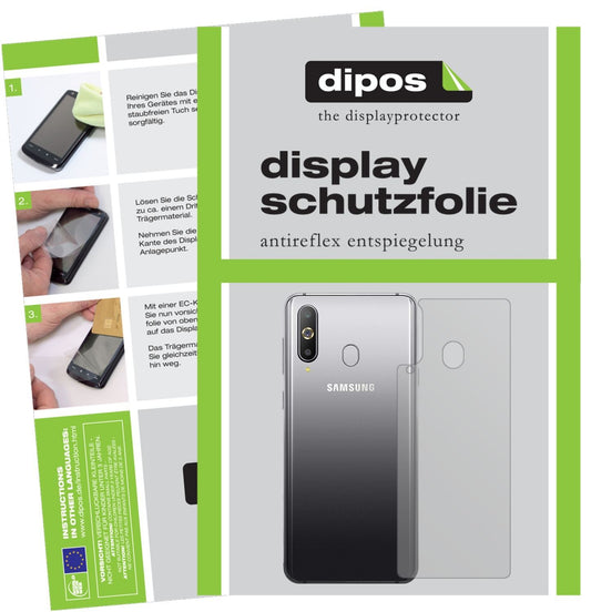 2x Schutzfolie matt für Samsung Galaxy A8s Rücksei (1)