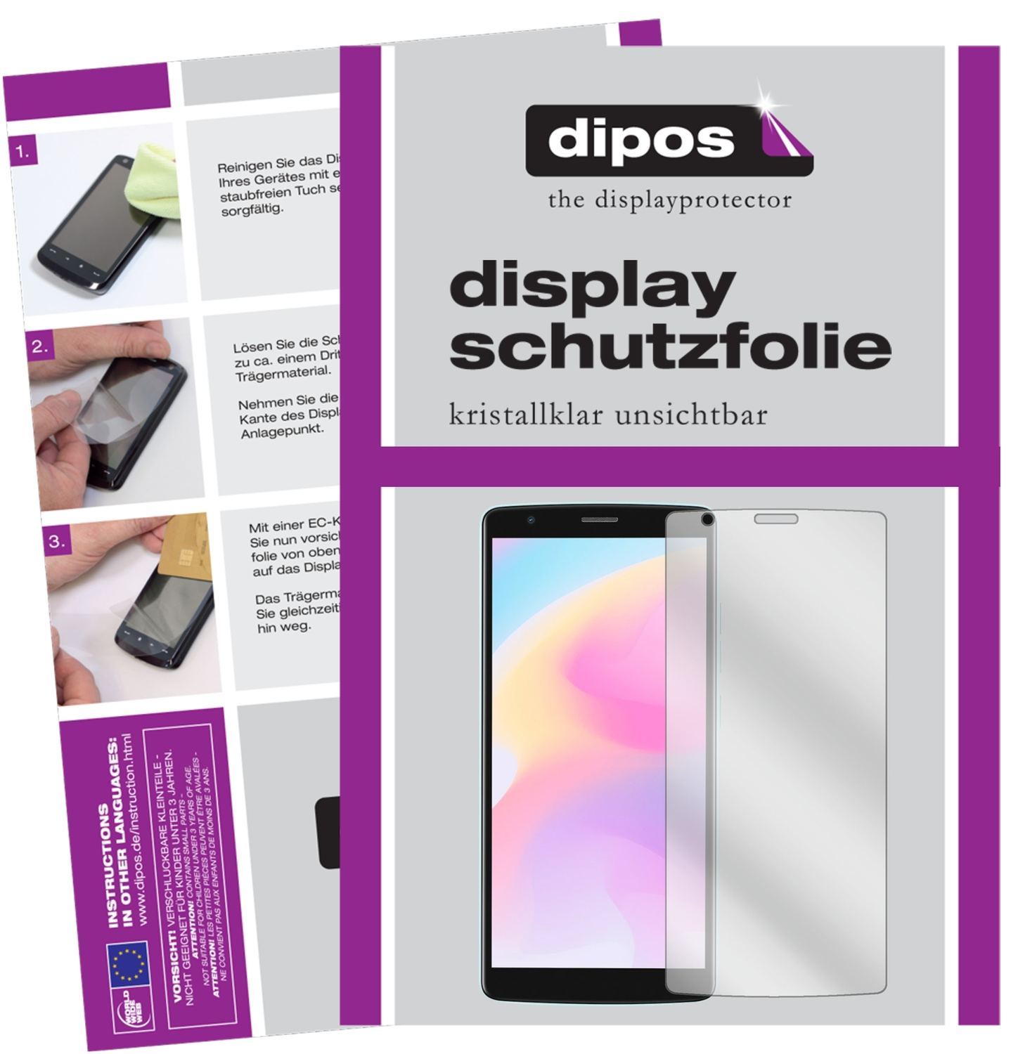 6x Schutzfolie klar für Blackview A20 Pro Display- (1)