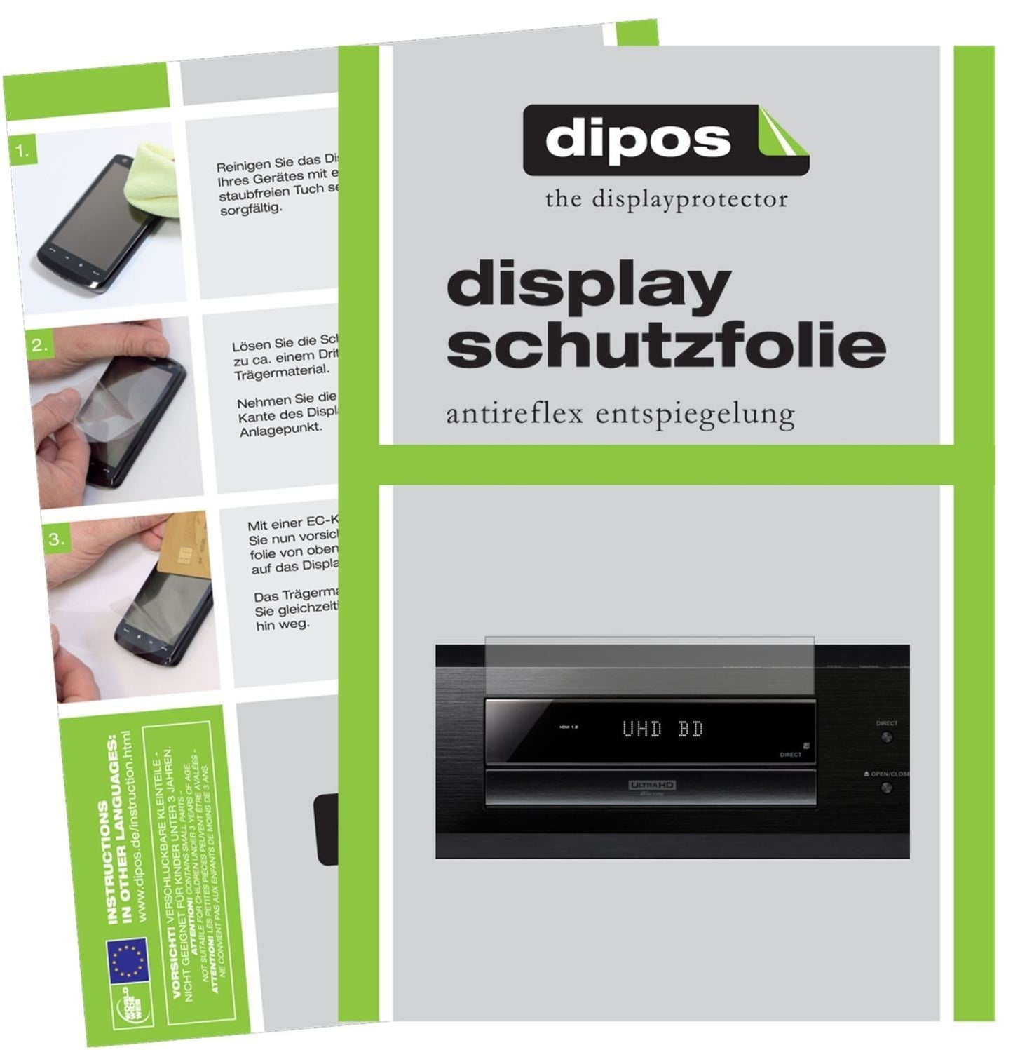 2x Schutzfolie matt für Pioneer UDP-LX500 Display- (1)