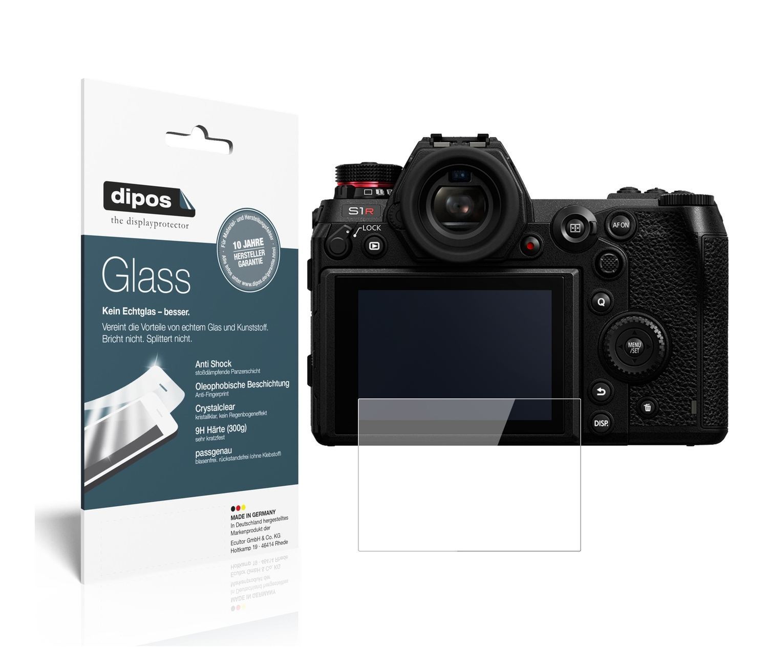 2x 9H Schutzfolie für Panasonic Lumix S1R Panzerfo (1)