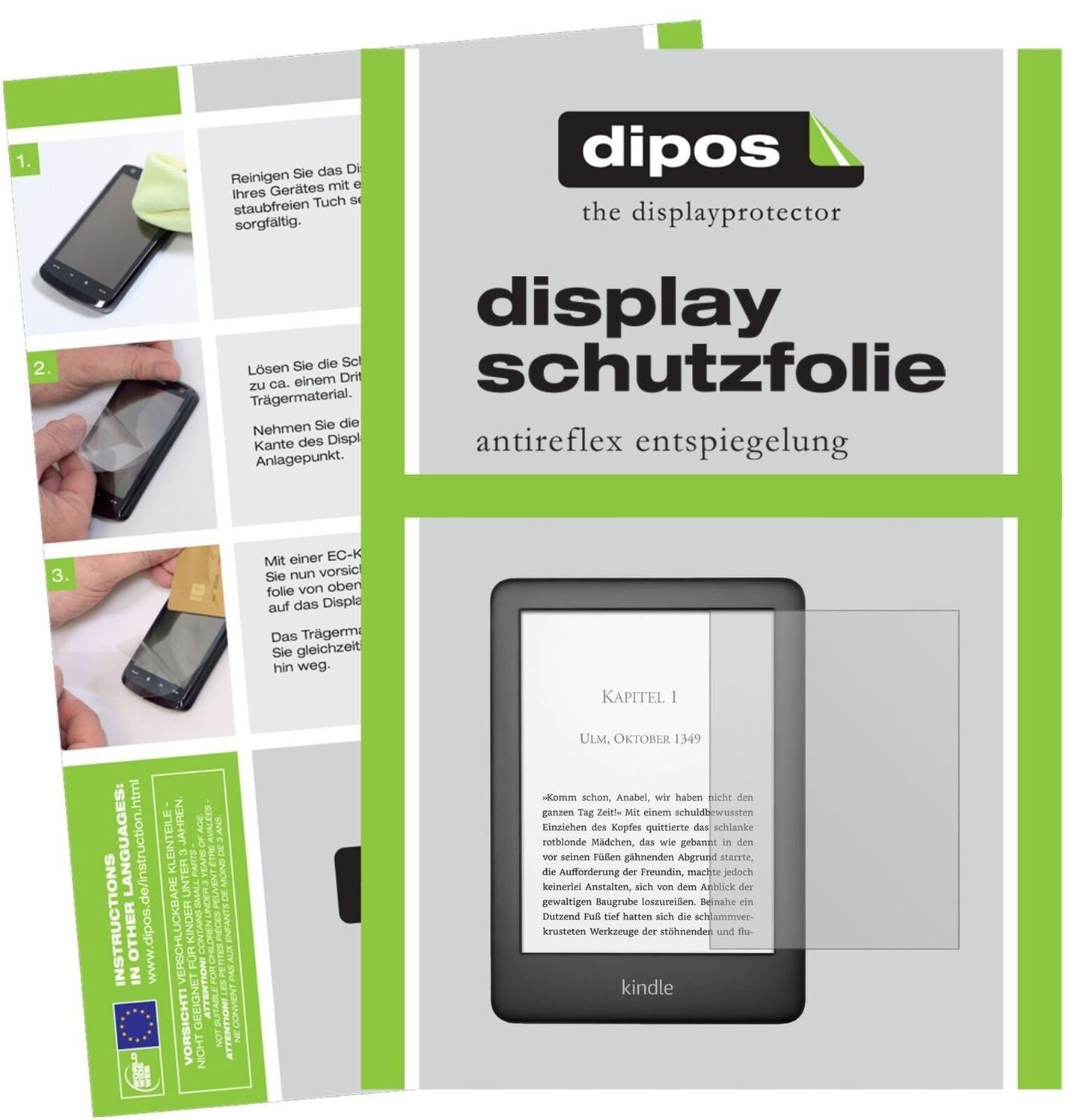 1x Schutzfolie matt für Amazon Kindle E-Reader der (2)