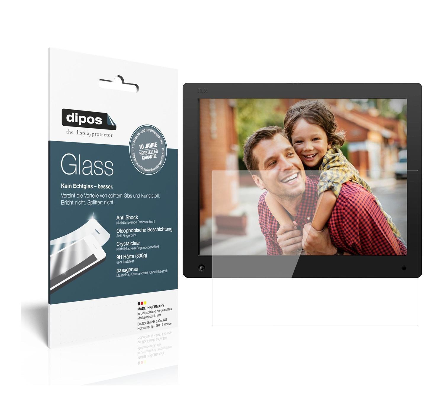 2x 9H Schutzfolie für NIX Advance 15 Zoll Panzerfo (1)