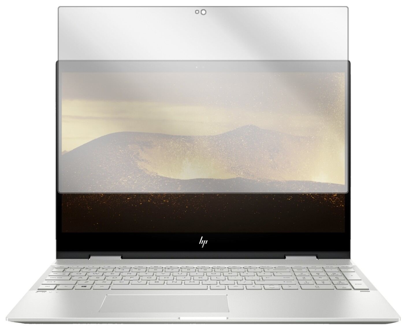 2x Schutzfolie klar für HP Envy X360 13.3 Zoll Dis (2)
