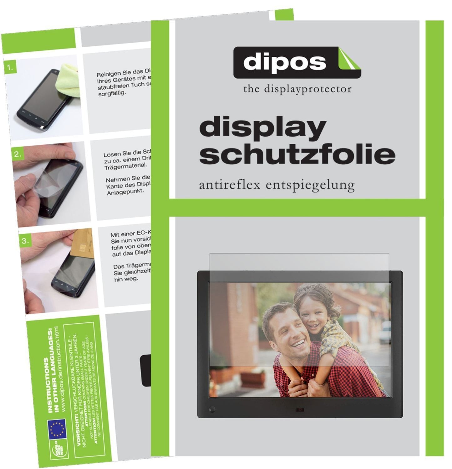 2x Schutzfolie matt für NIX Advance 10 Zoll Widesc (1)