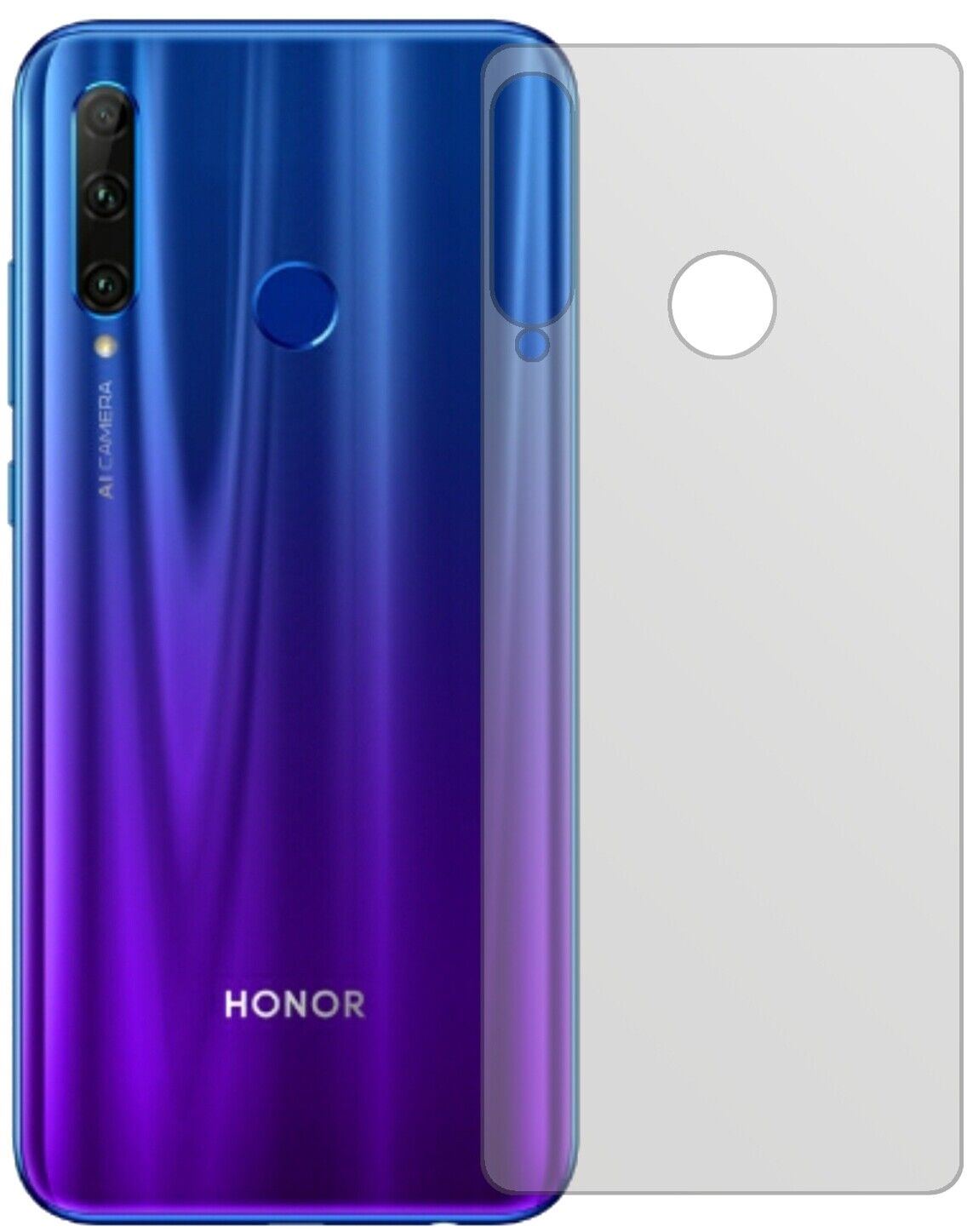 5x Schutzfolie matt für Honor 20i Rückseite Displa (1)