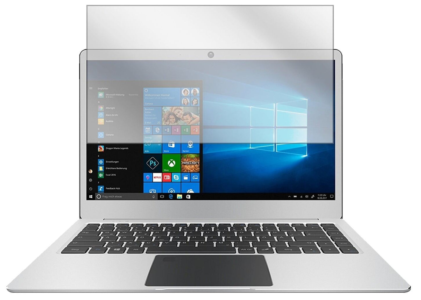 2x Schutzfolie klar für Trekstor Primebook P14B Di (2)