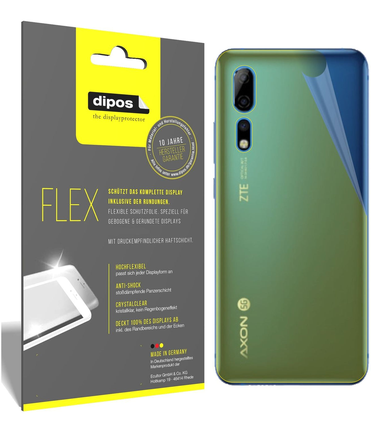 3x 3D Full Cover Schutzfolie für ZTE Axon 10 Pro 5 (1)