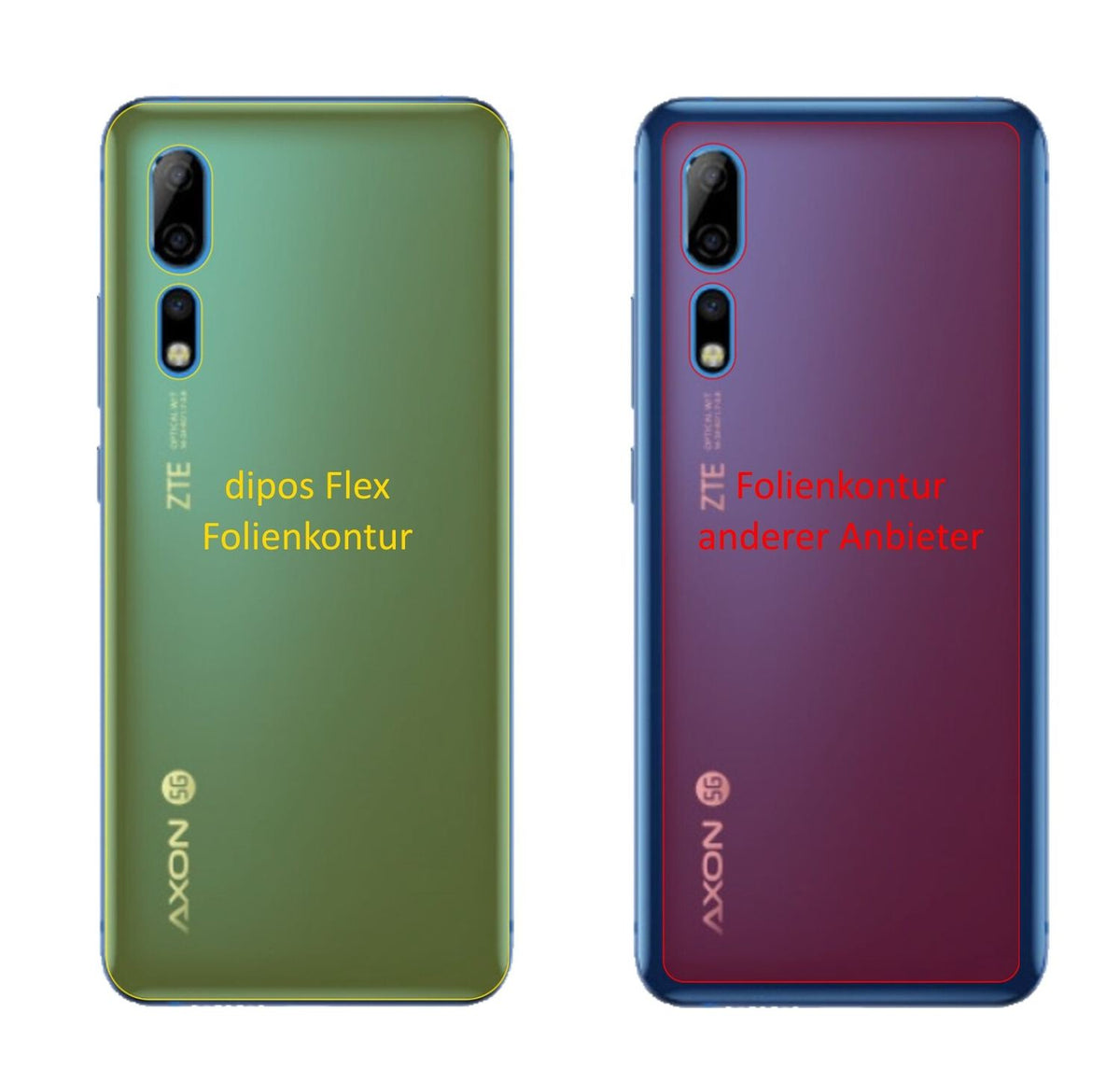 3x 3D Full Cover Schutzfolie für ZTE Axon 10 Pro 5 (2)