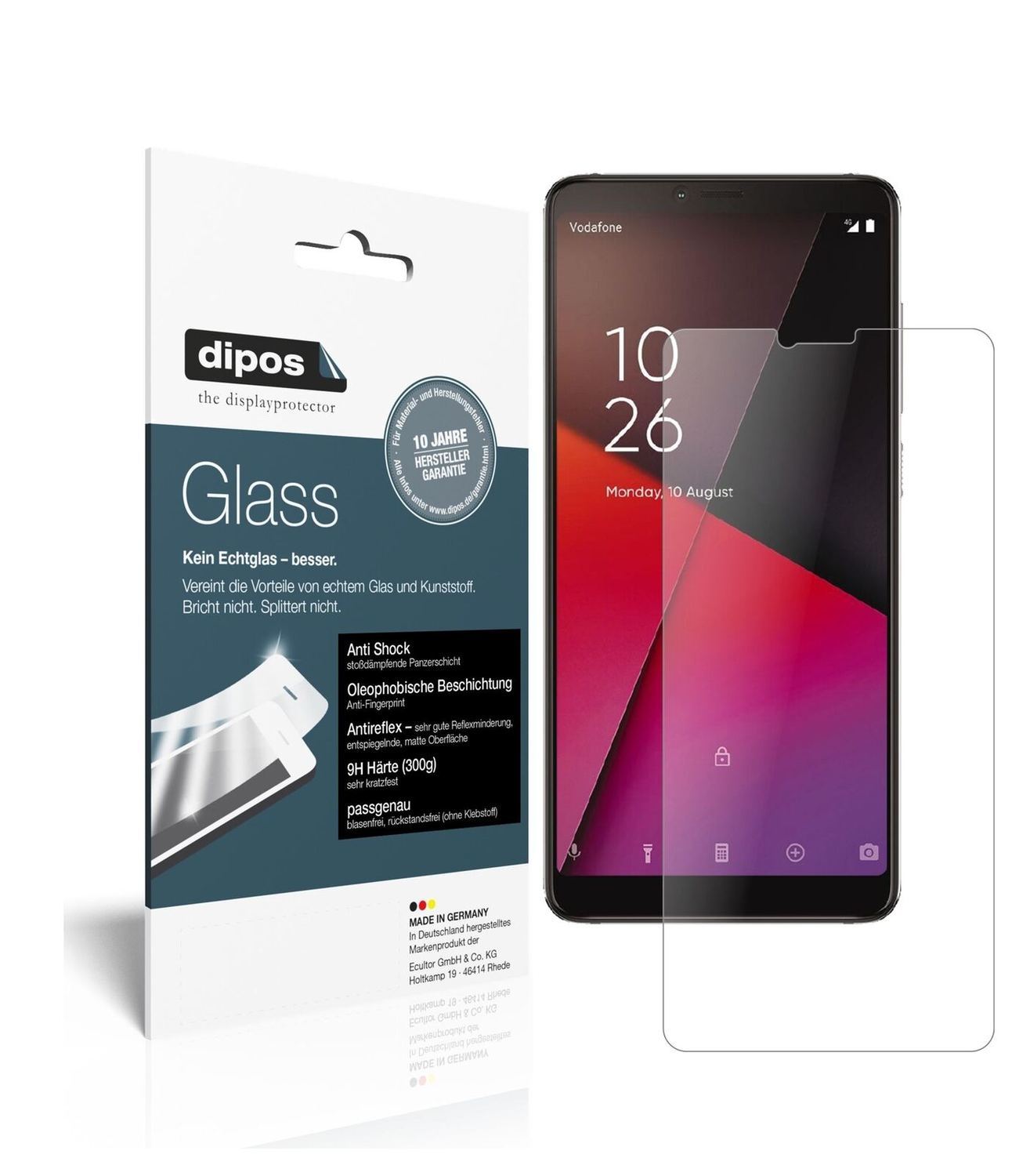1x 9H Schutzfolie matt für Vodafone Smart X9 Panze (2)