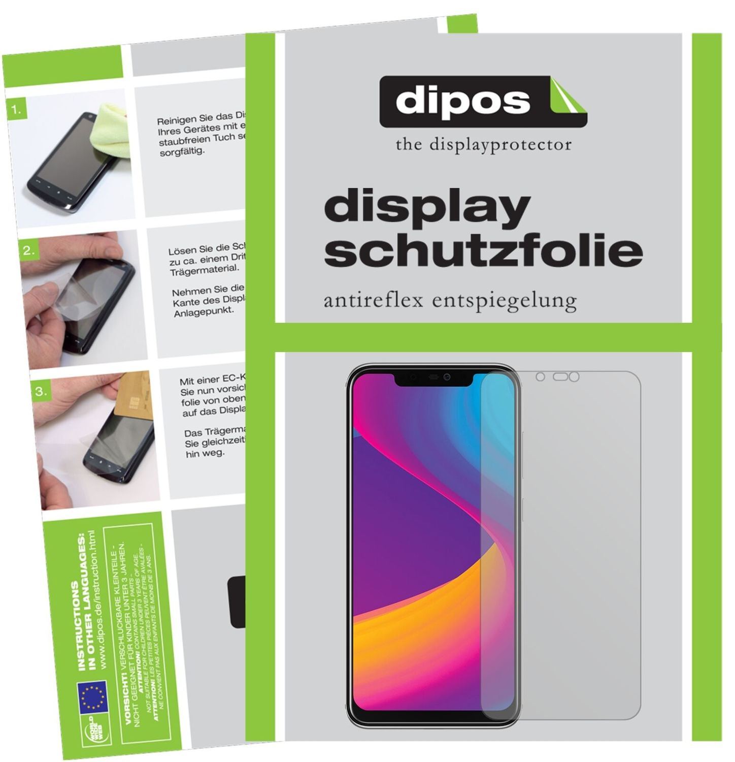 5x Schutzfolie matt für Panasonic Eluga X1 Display (2)