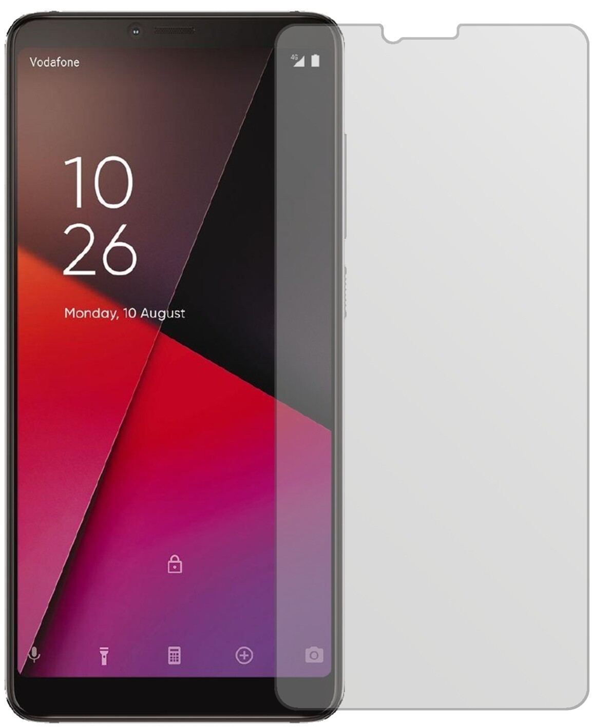 6x Schutzfolie matt für Vodafone Smart X9 Display- (2)