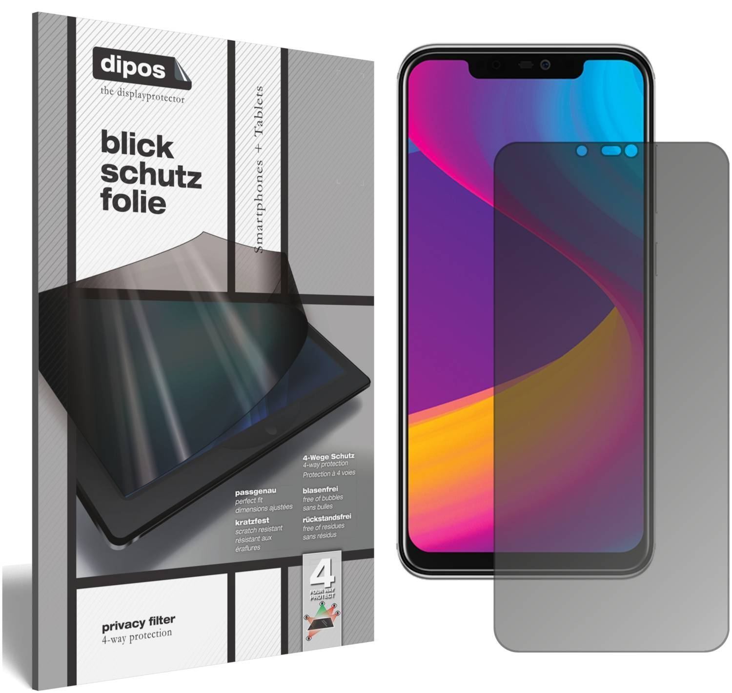 Blickschutzfolie für Panasonic Eluga X1 Pro matt S (1)