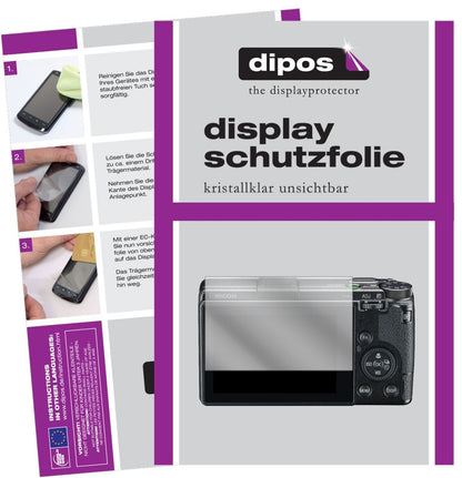 5x Schutzfolie klar für Ricoh GR III Display-Schut (2)