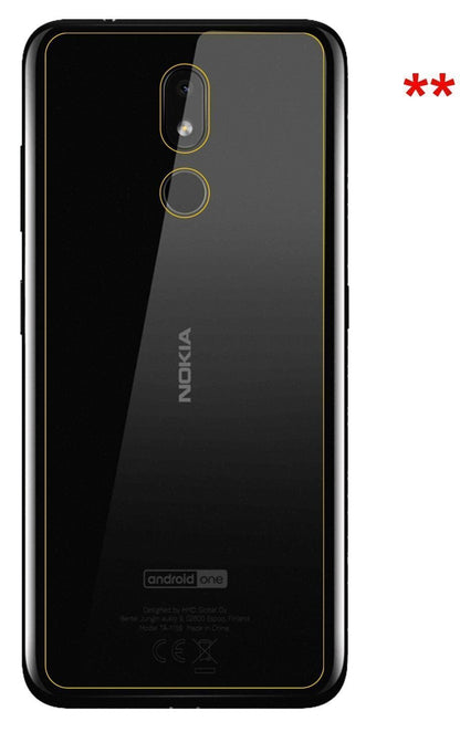 2x Schutzfolie matt für Nokia 3.2 Rückseite Displa (6)