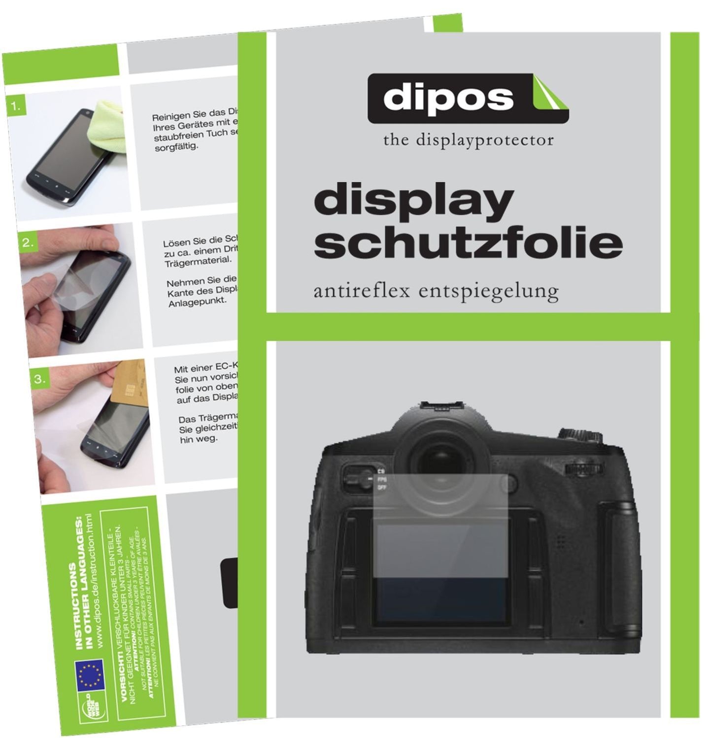 6x Schutzfolie matt für Leica S3 Display-Schutzfol (1)