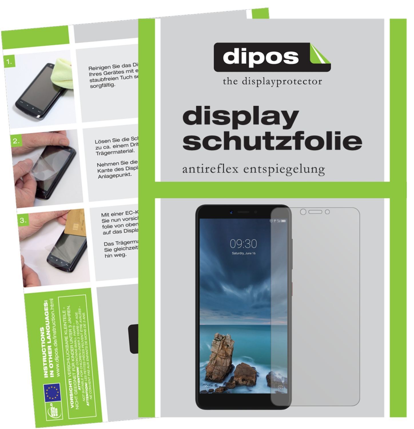6x Schutzfolie matt für ZTE Blade A7 Vita Display- (1)