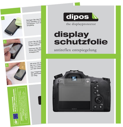 2x Schutzfolie matt für Sony DSC-RX10M4 Display-Sc (1)
