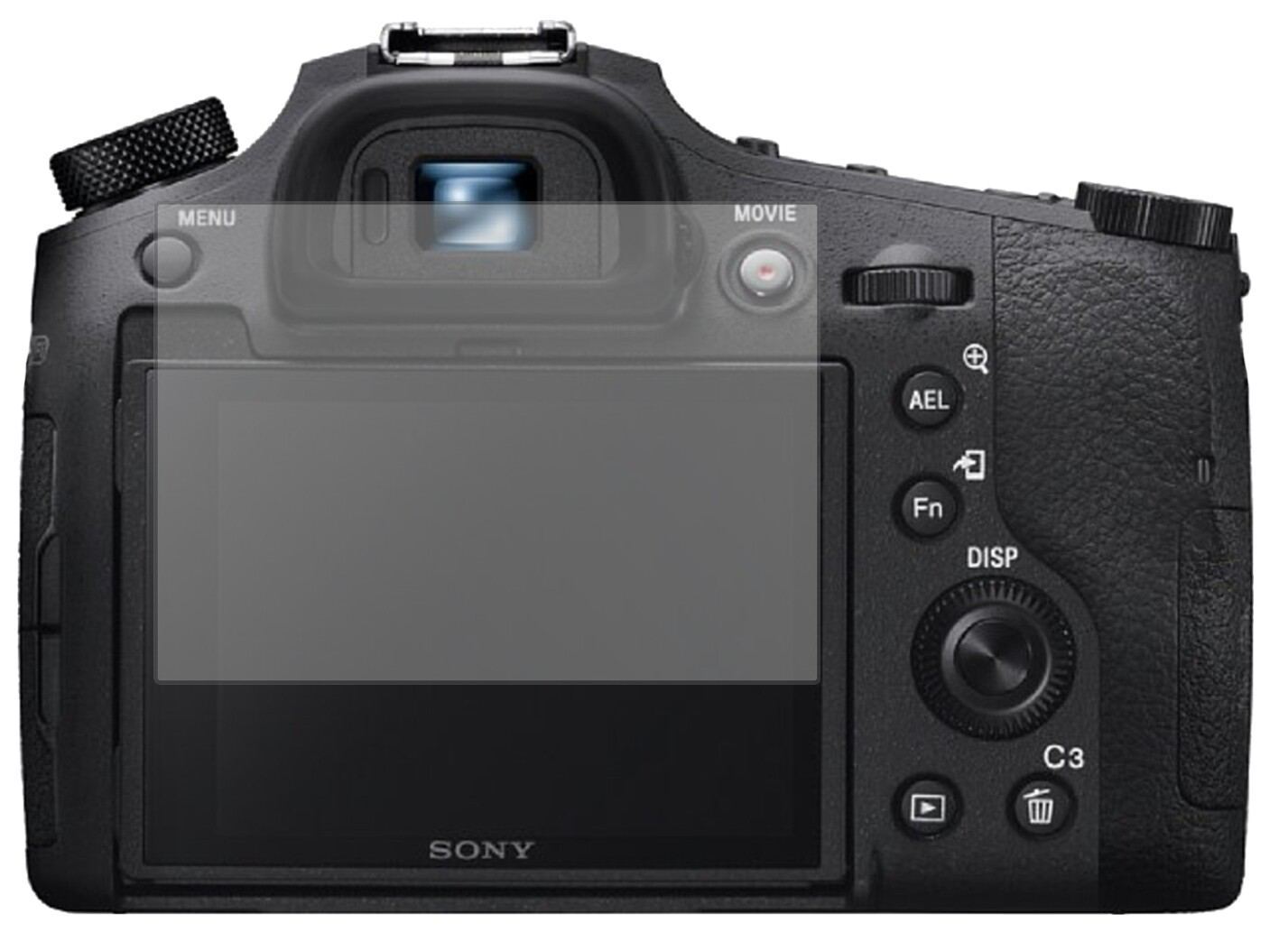 2x Schutzfolie matt für Sony DSC-RX10M4 Display-Sc (2)