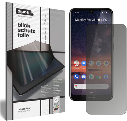 Blickschutzfolie für Nokia 46056 matt Schutzfolie  (1)