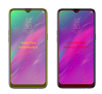 3x 3D Full Cover Schutzfolie für Oppo Realme 3 (2)