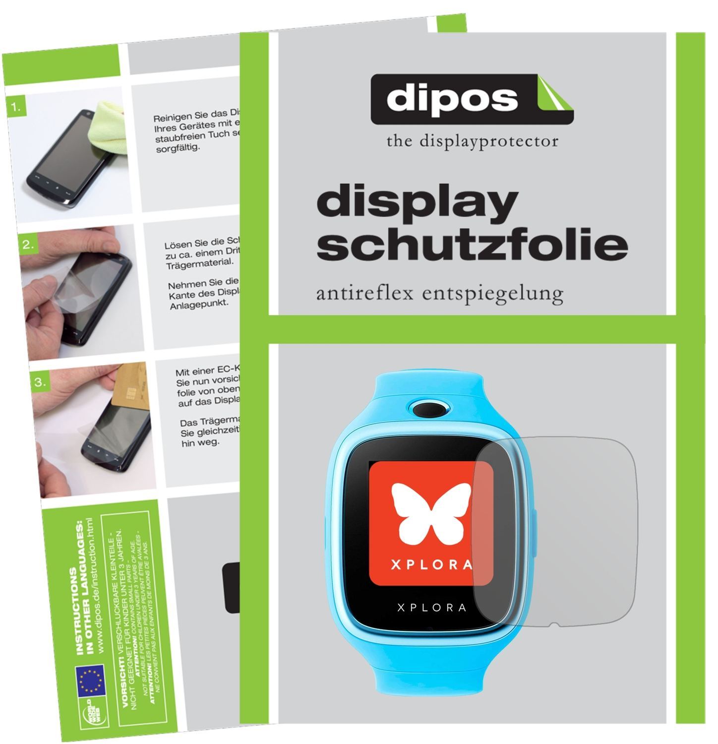 2x Schutzfolie matt für XPLORA 3S Display-Schutzfo (1)