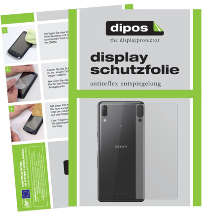 6x Schutzfolie matt für Sony Xperia L3 Rückseite D (1)