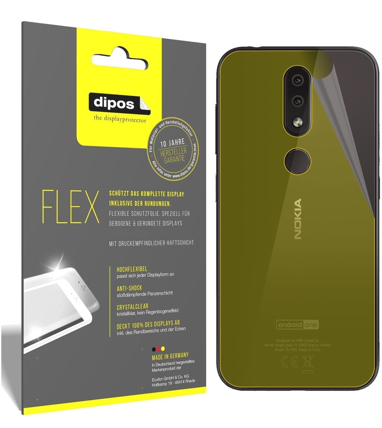 3x 3D Full Cover Schutzfolie für Nokia 4.2 Rücksei (1)