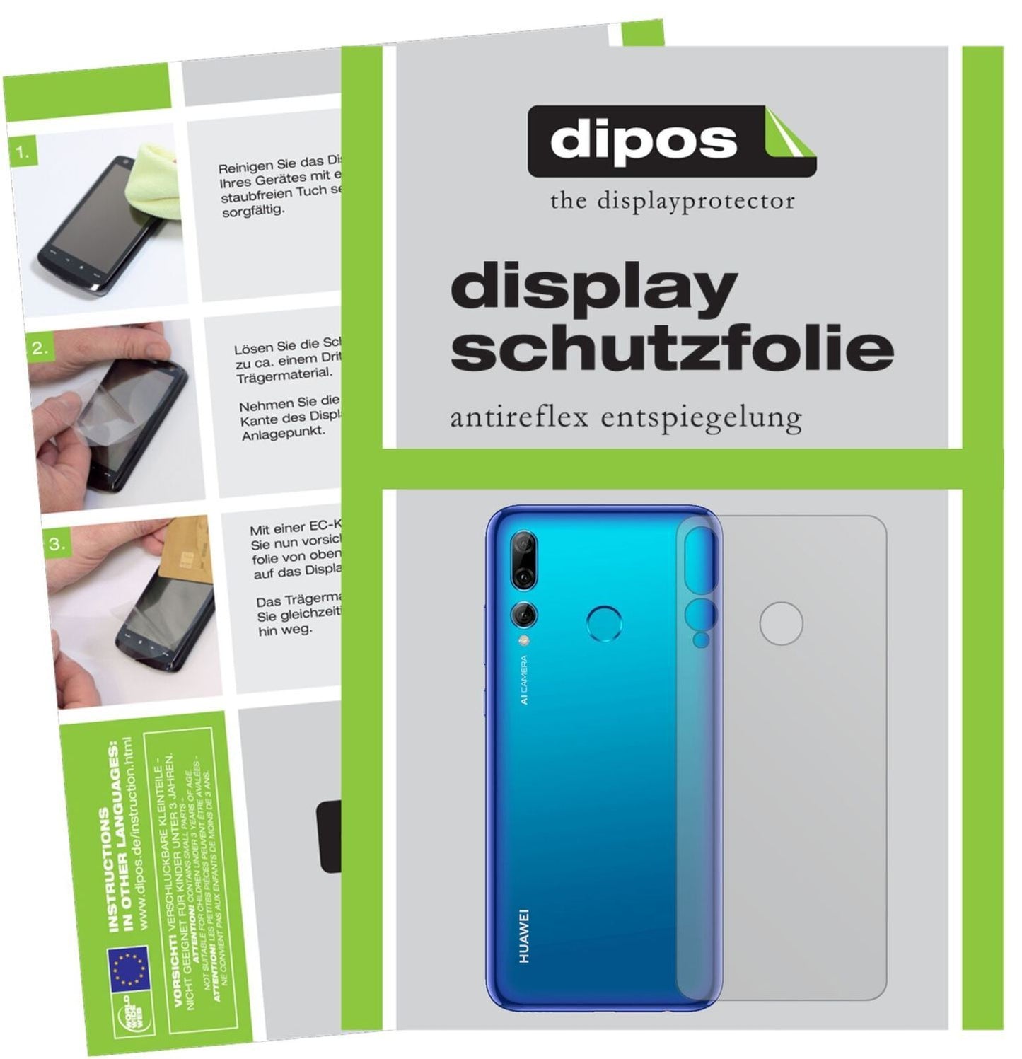 5x Schutzfolie matt für Huawei P Smart Plus (2019) (2)