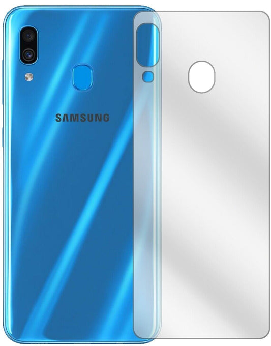 5x Schutzfolie klar für Samsung Galaxy A30 Rücksei (1)