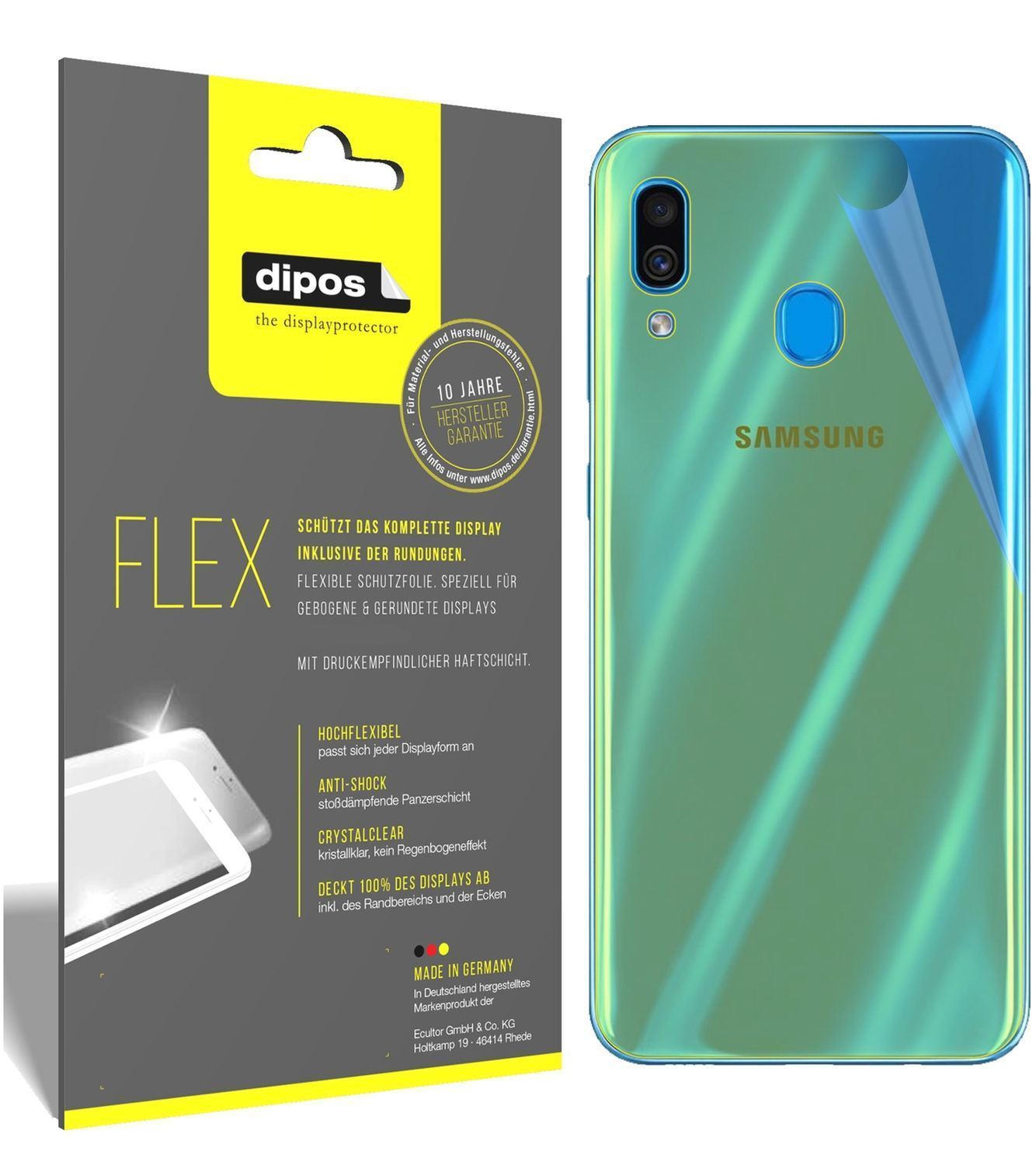 3x 3D Full Cover Schutzfolie für Samsung Galaxy A3 (1)
