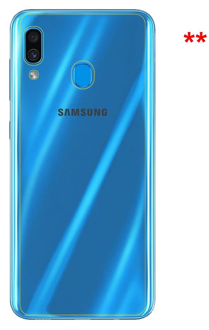 6x Schutzfolie klar für Samsung Galaxy A30 Rücksei (5)