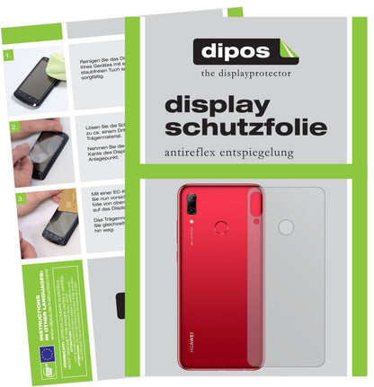 5x Schutzfolie matt für Huawei Nova Lite 3 Rücksei (2)