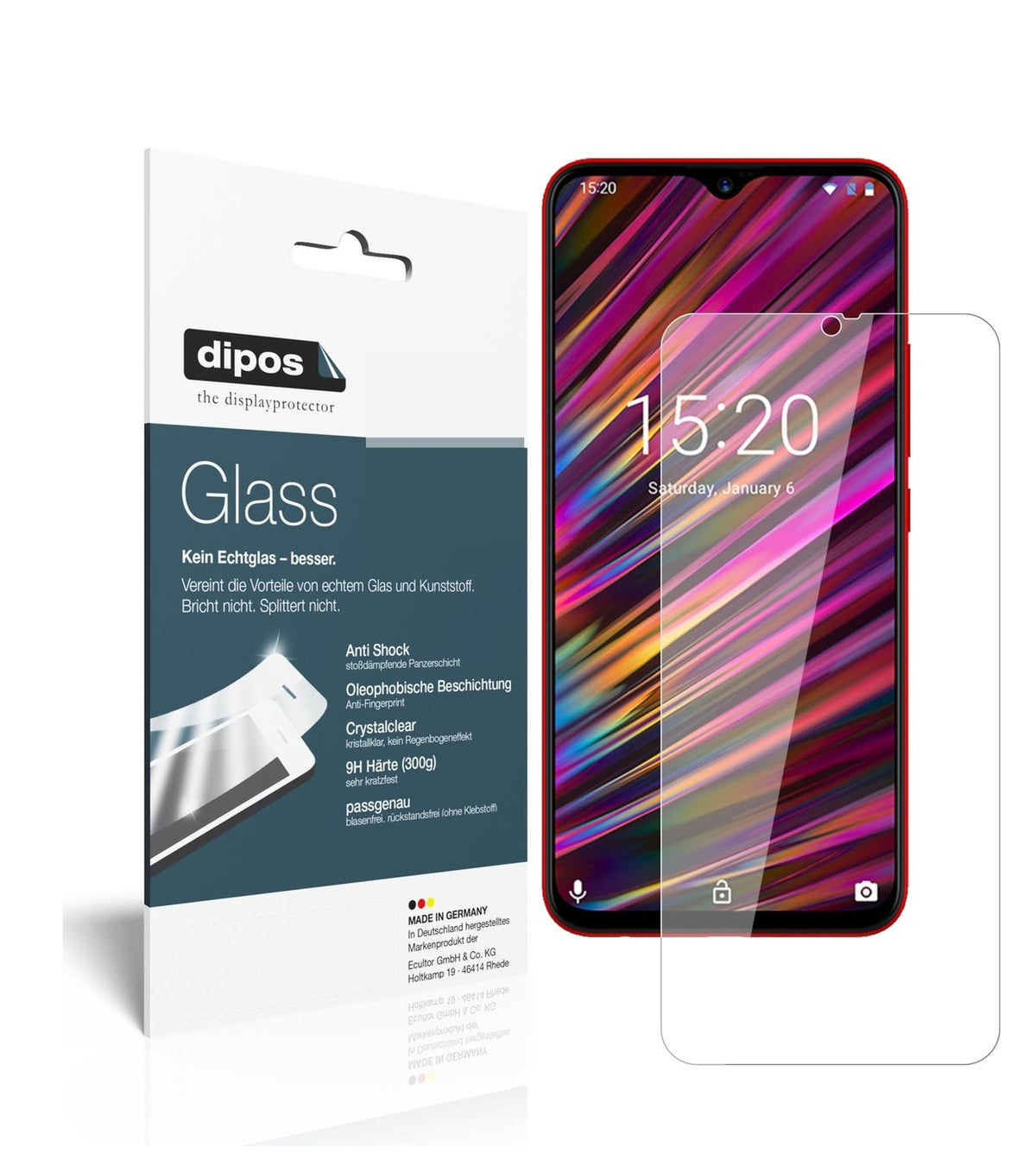 2x 9H Schutzfolie für Umidigi F1 Play Panzerfolie (1)