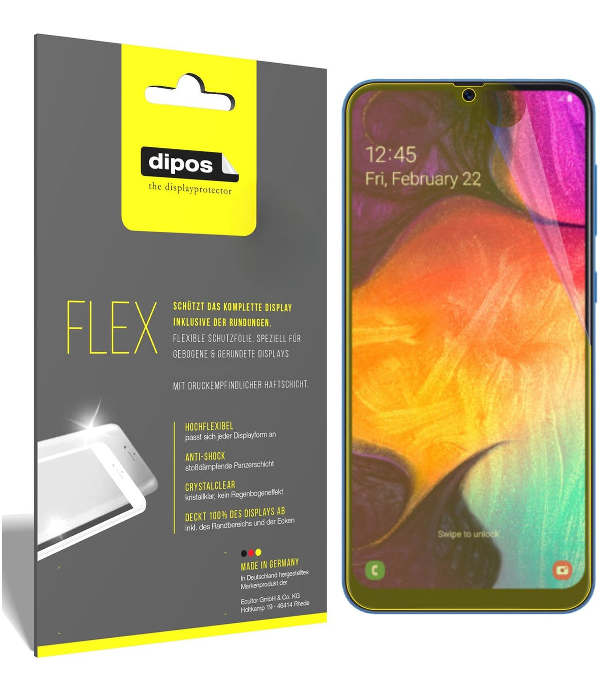3x 3D Full Cover Schutzfolie für Samsung Galaxy A4 (1)