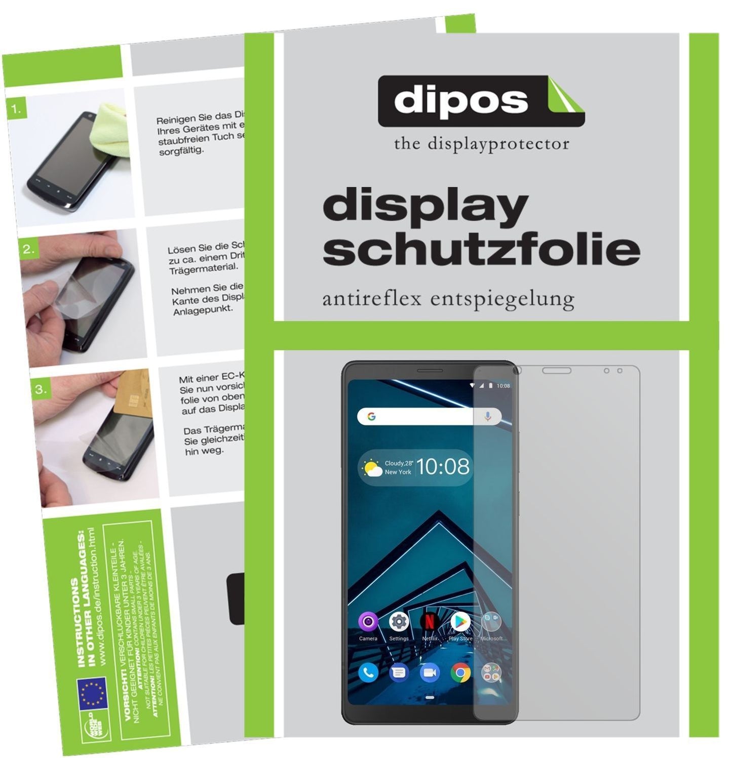 6x Schutzfolie matt für Lenovo Tab V7 Display-Schu (1)