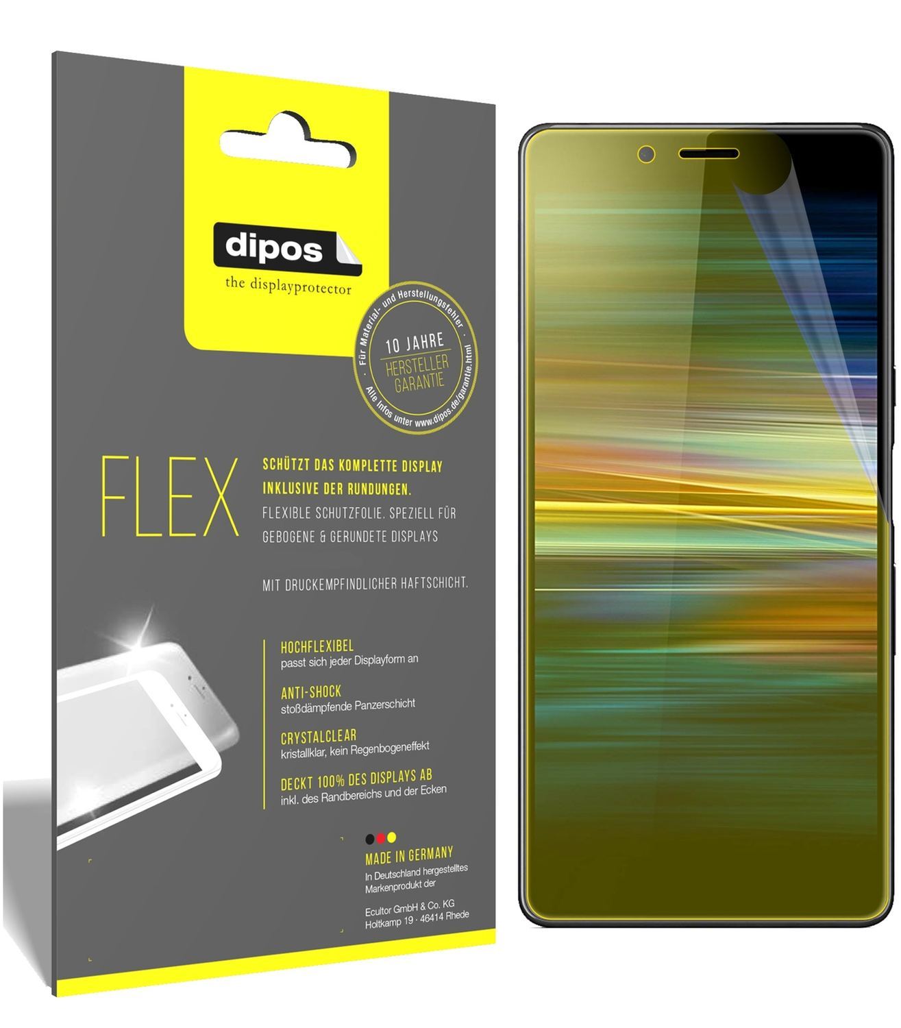 3x 3D Full Cover Schutzfolie für Sony Xperia L3 (1)