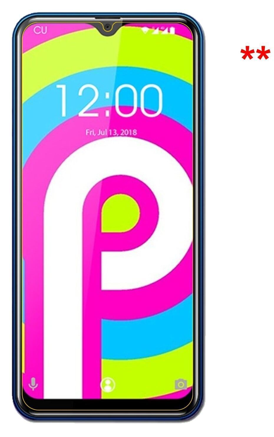 Blickschutzfolie für Oukitel C 15 Pro matt Schutzf (5)