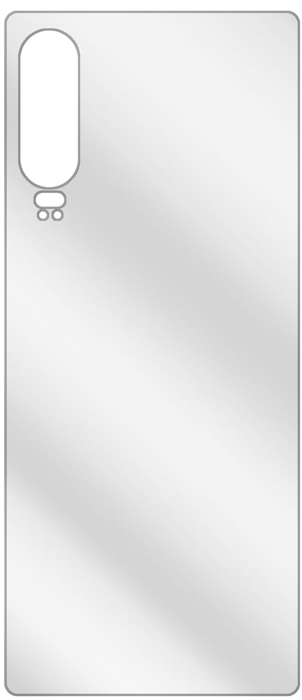 6x Schutzfolie klar für Huawei P30 Rückseite Displ (3)