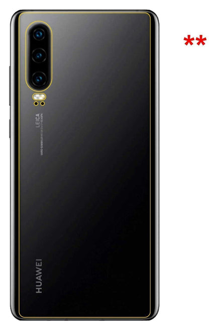 6x Schutzfolie klar für Huawei P30 Rückseite Displ (5)