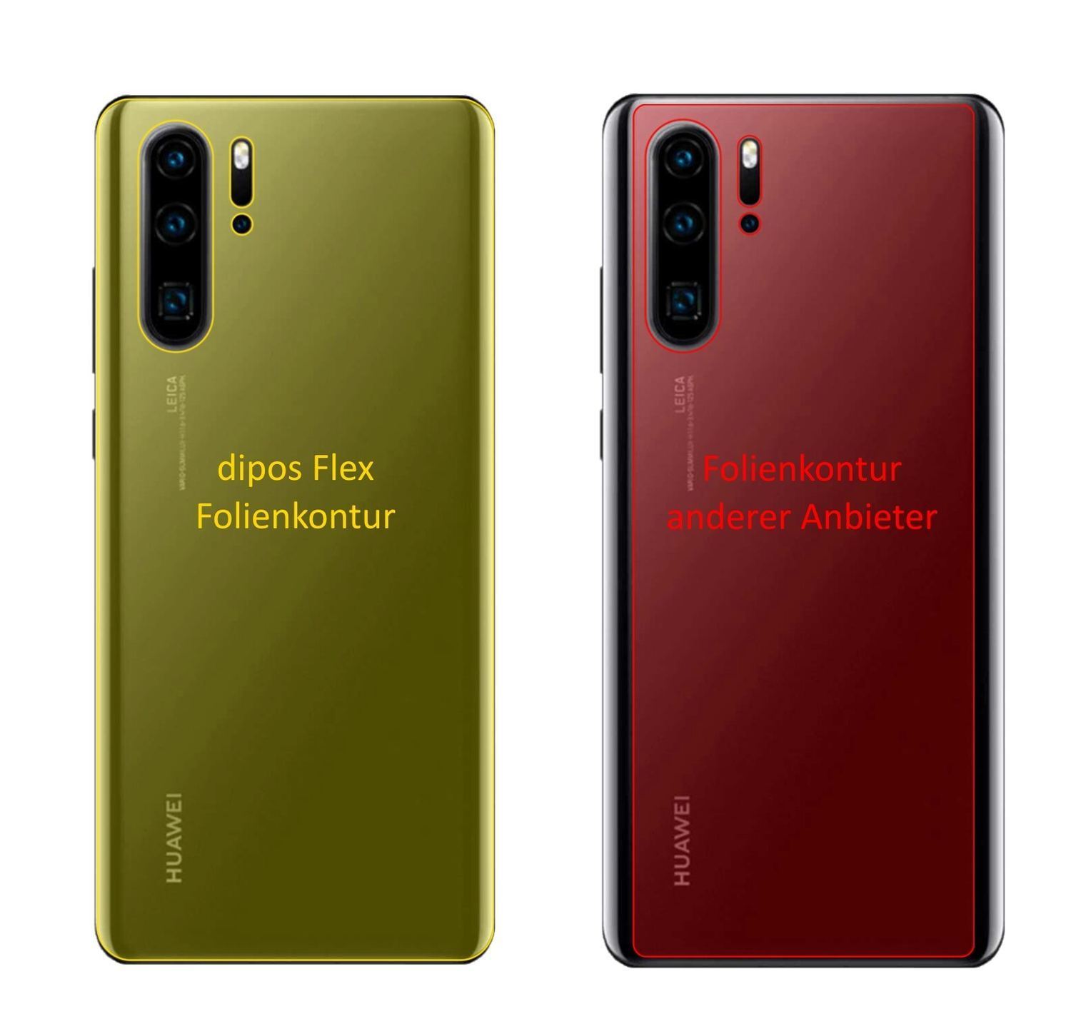 3x 3D Full Cover Schutzfolie für Huawei P30 Pro Rü (2)
