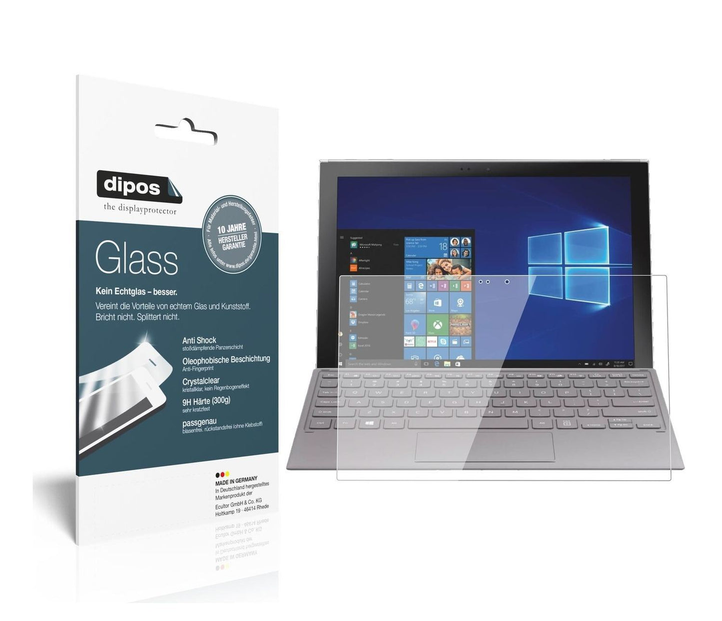 1x 9H Schutzfolie für Samsung Galaxy Book 2 12.0 Z (2)