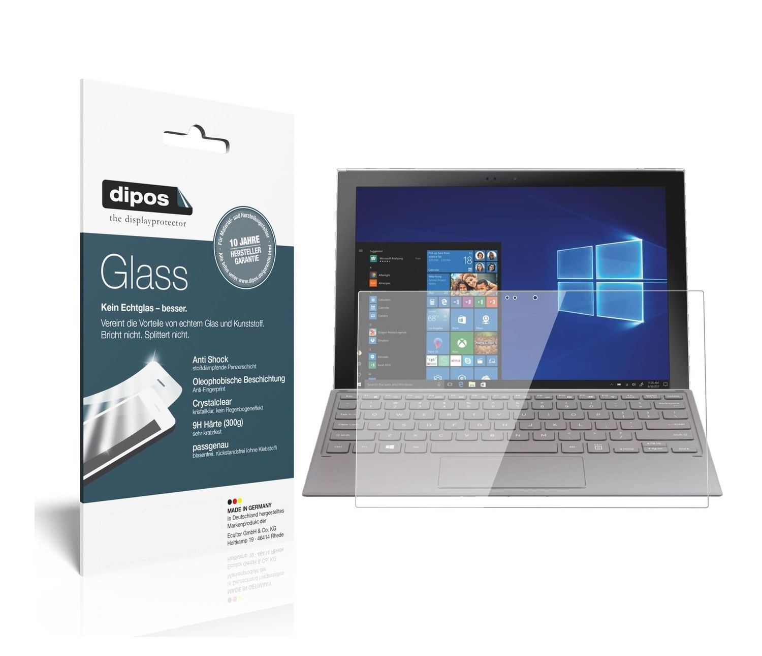 1x 9H Schutzfolie für Samsung Galaxy Book 2 12.0 Z (2)