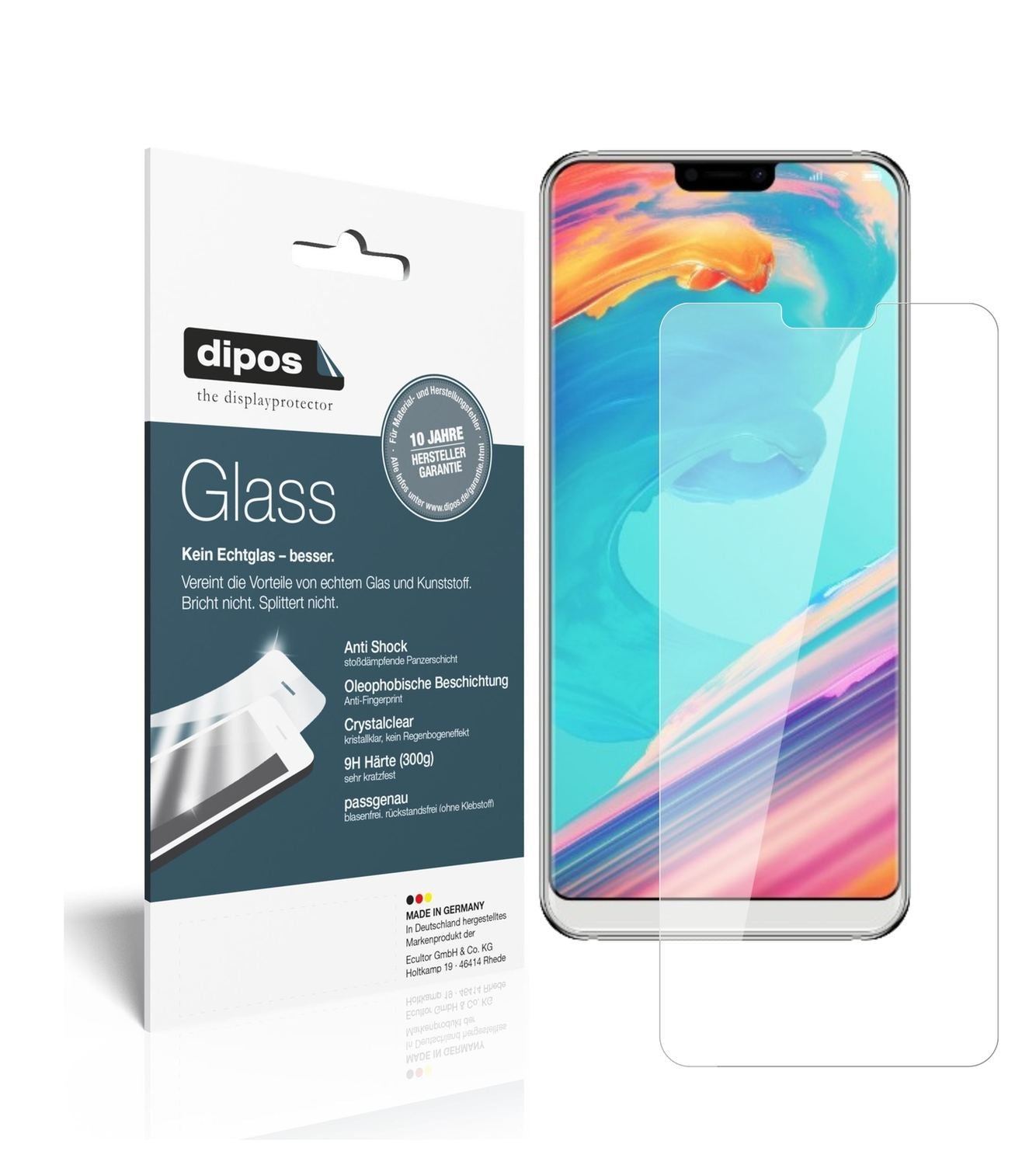 2x 9H Schutzfolie für Ulefone T2 Pro Panzerfolie (1)