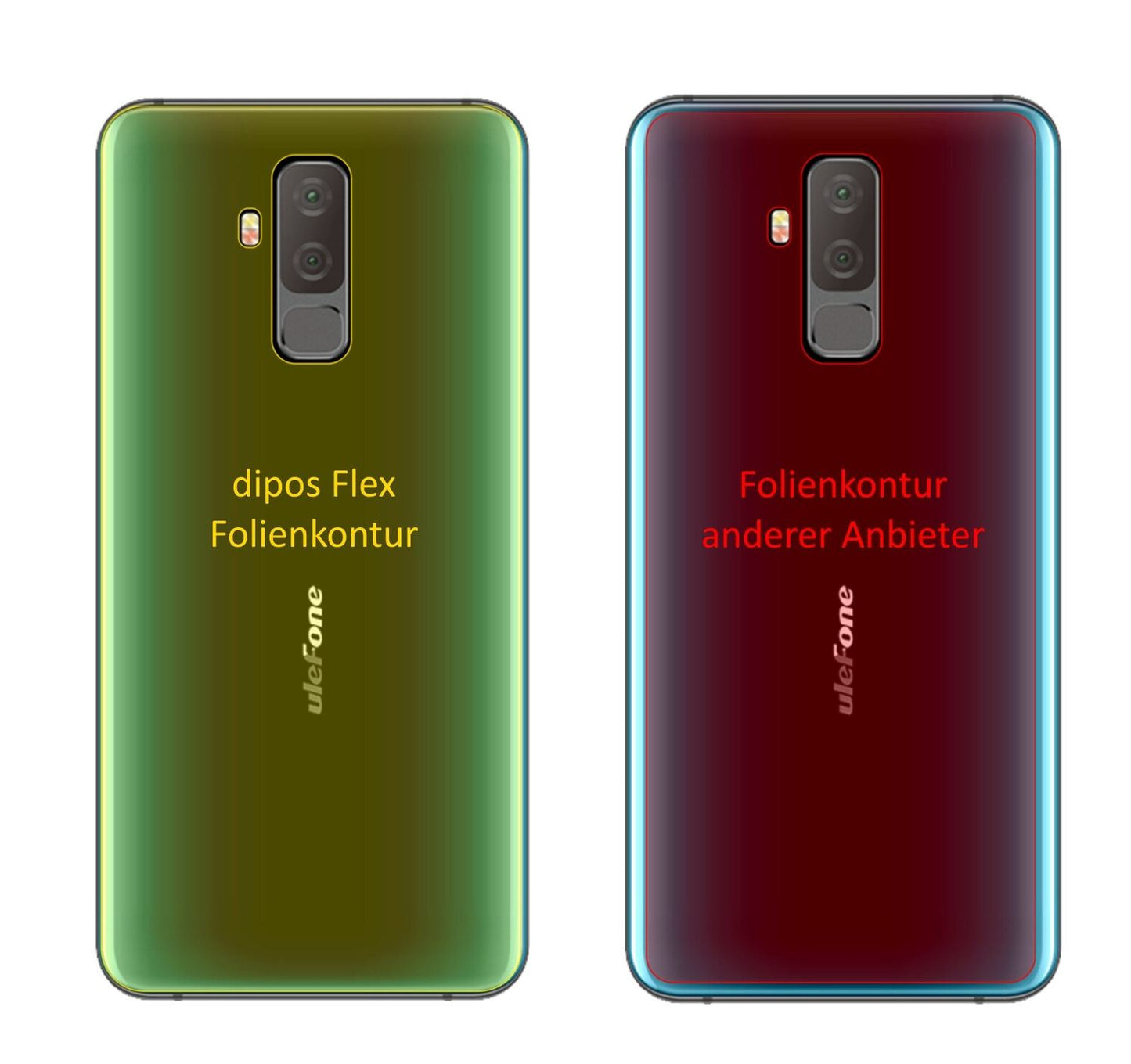 3x 3D Full Cover Schutzfolie für Ulefone T2 Rückse (2)