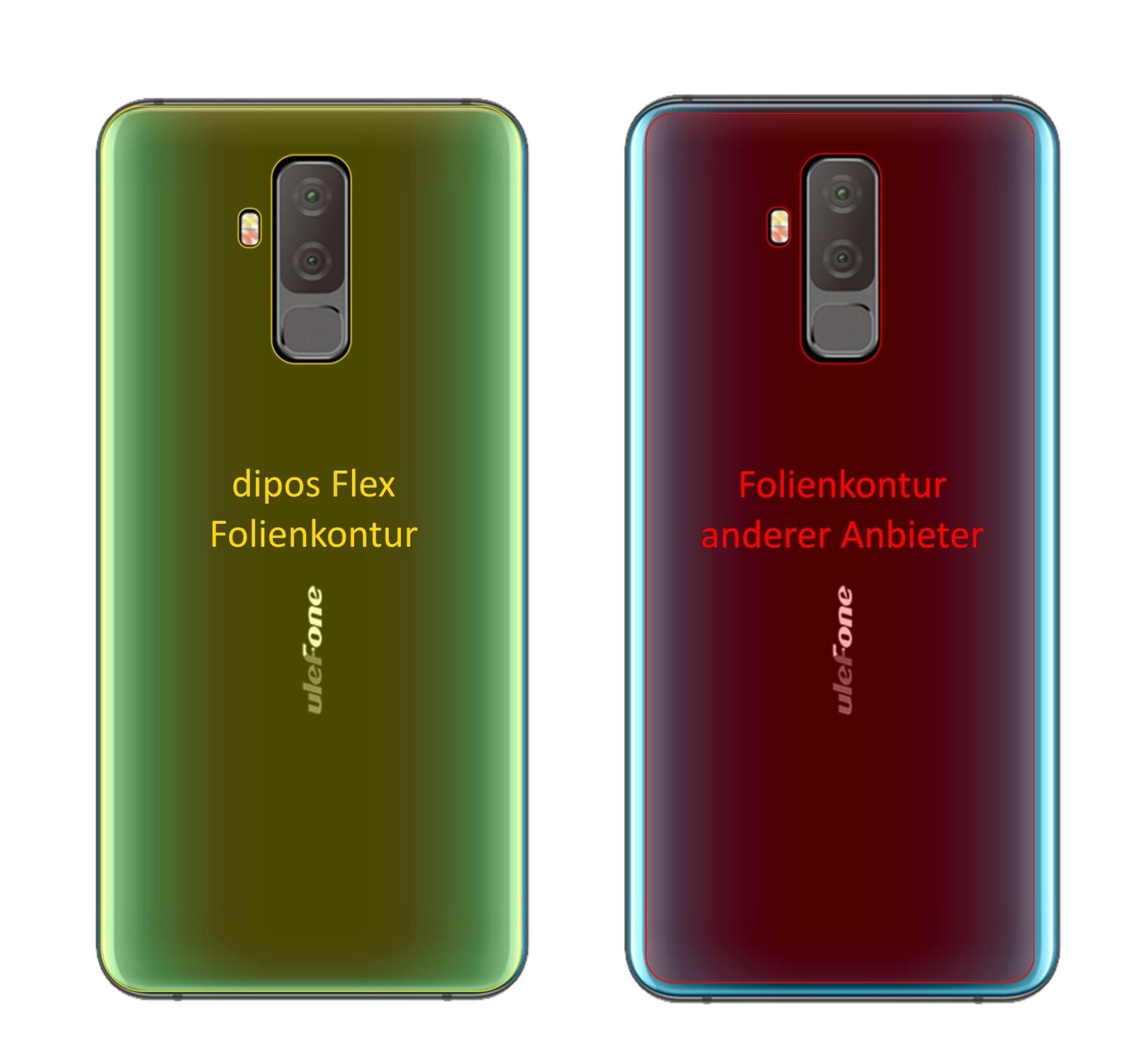 3x 3D Full Cover Schutzfolie für Ulefone T2 Rückse (2)