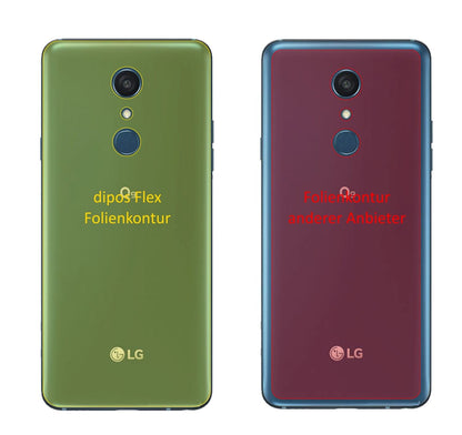 3x 3D Full Cover Schutzfolie für LG Q9 Rückseite (2)