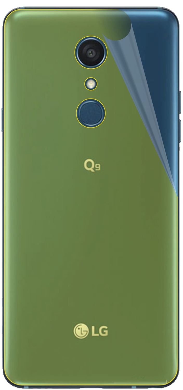 3x 3D Full Cover Schutzfolie für LG Q9 Rückseite (3)