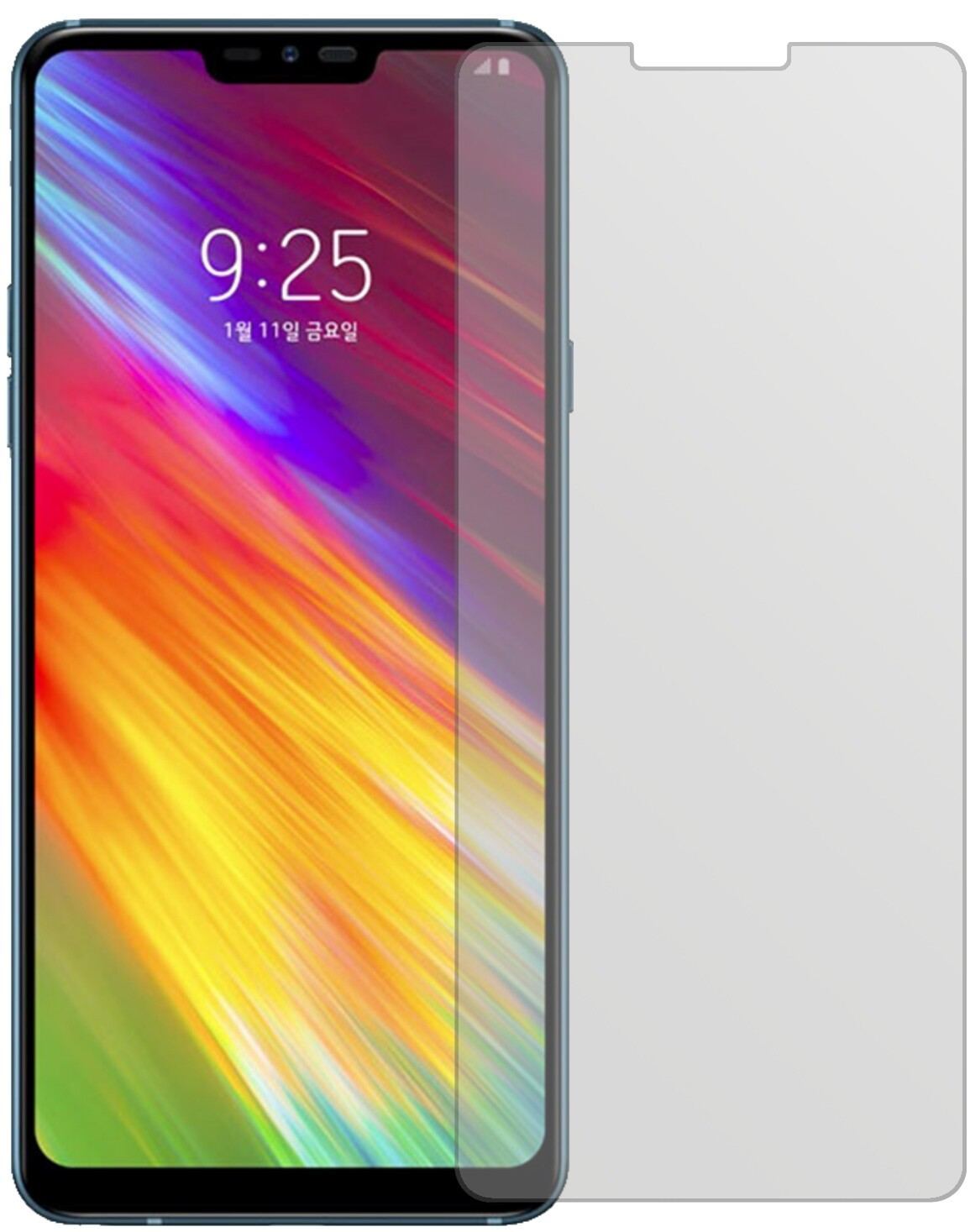 4x Schutzfolie matt für LG Q9 Display-Schutzfolie (2)