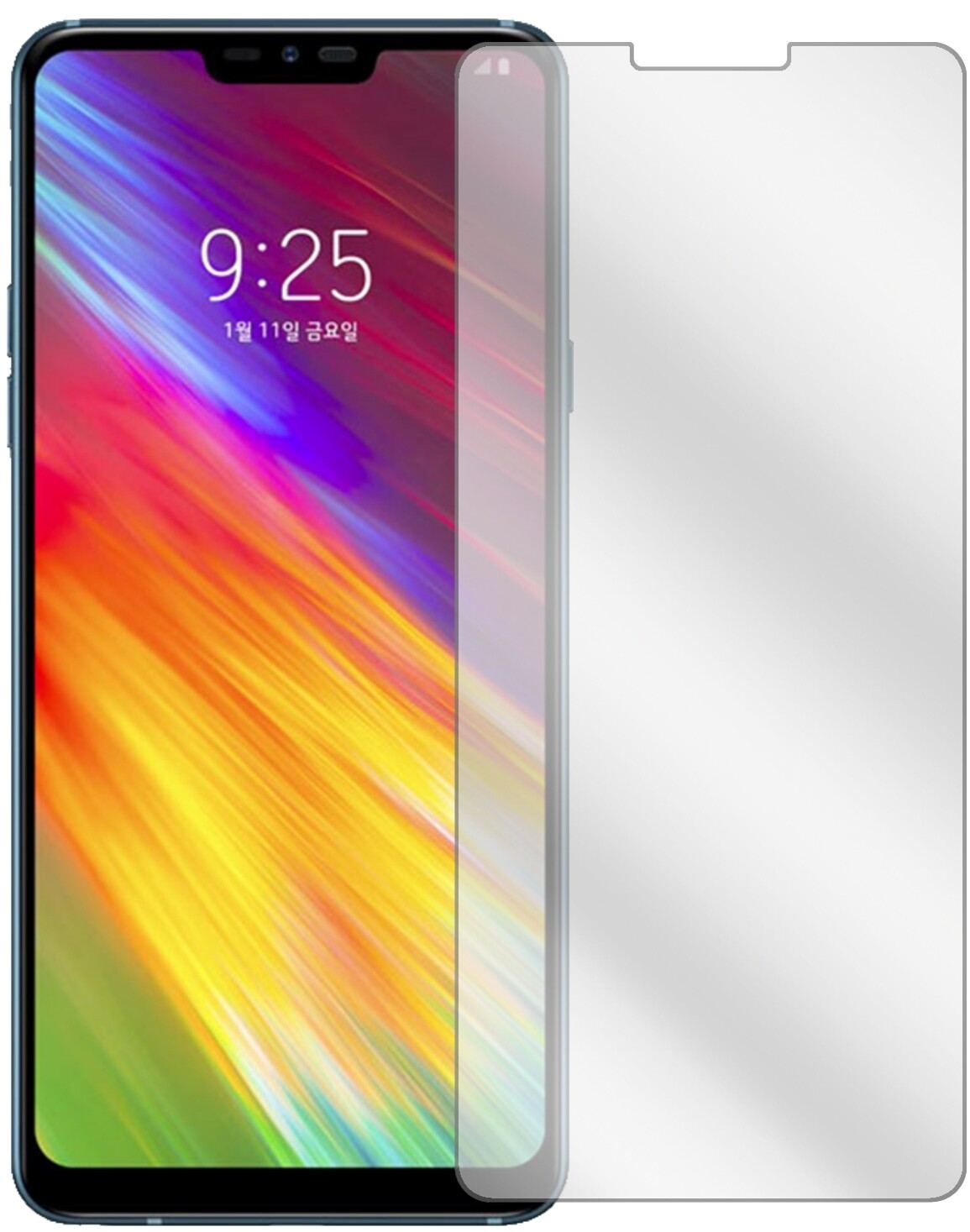2x Schutzfolie klar für LG Q9 Display-Schutzfolie (2)