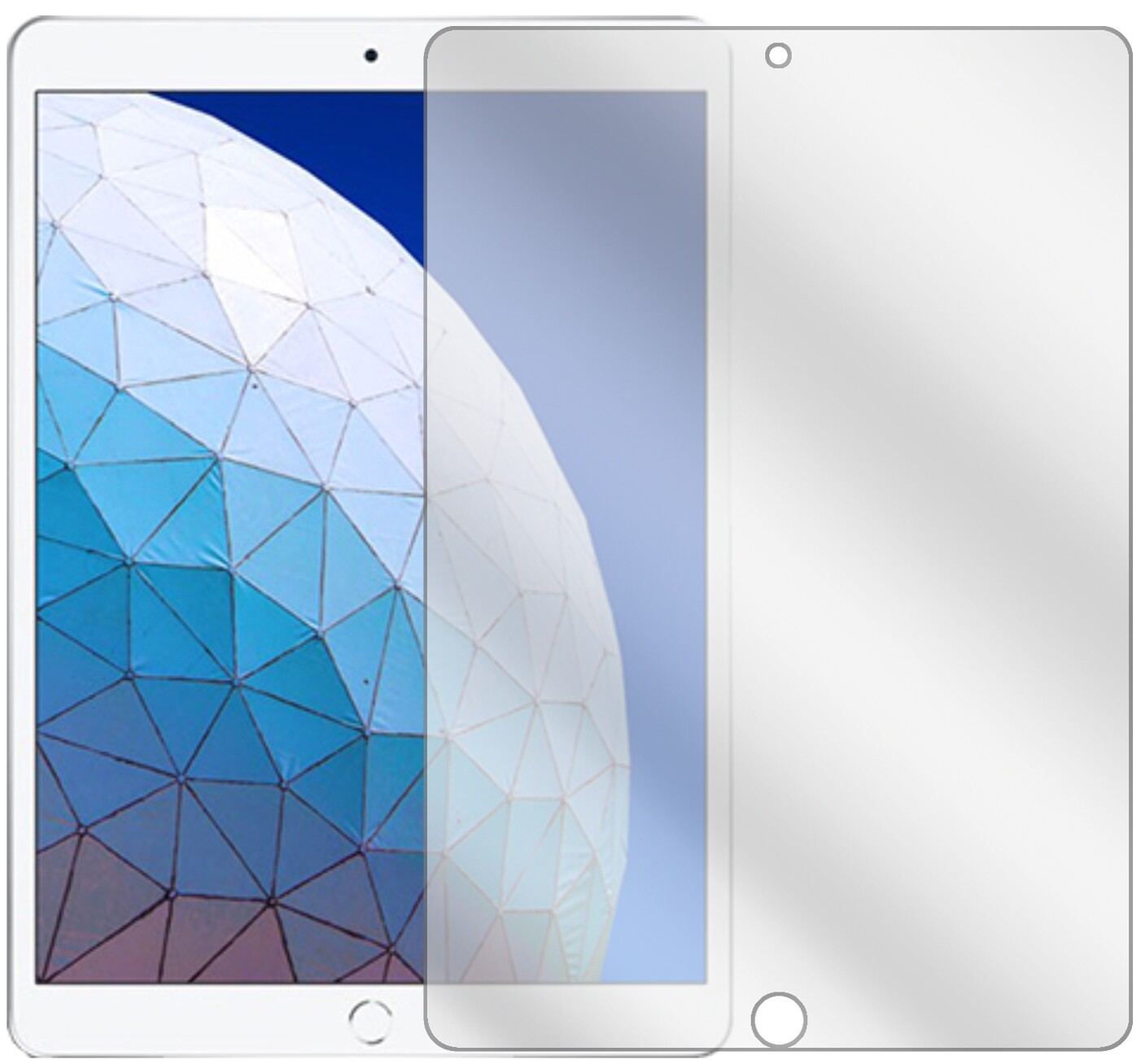 2x Schutzfolie klar für Apple iPad Air (2019) 10.5 (2)
